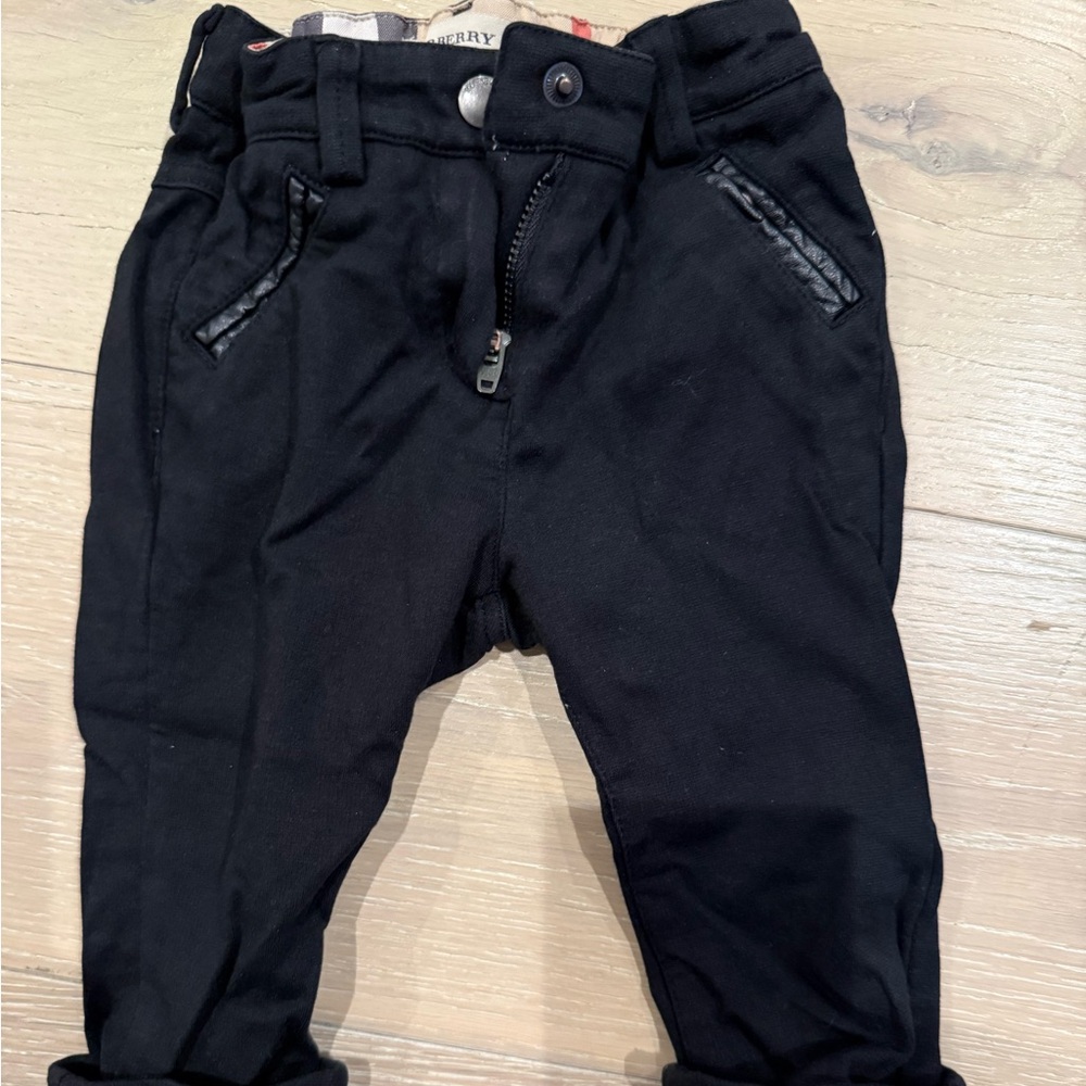 Burberry Baby Pants – 12 Months (Black)